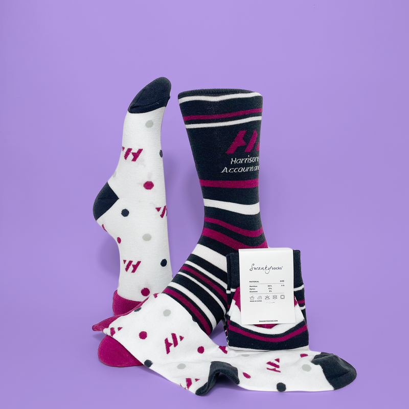 Harrisons accountancy Custom Socks