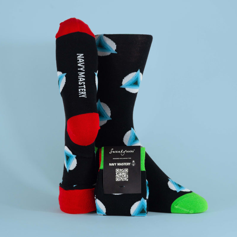 Navy Mastery Custom Socks