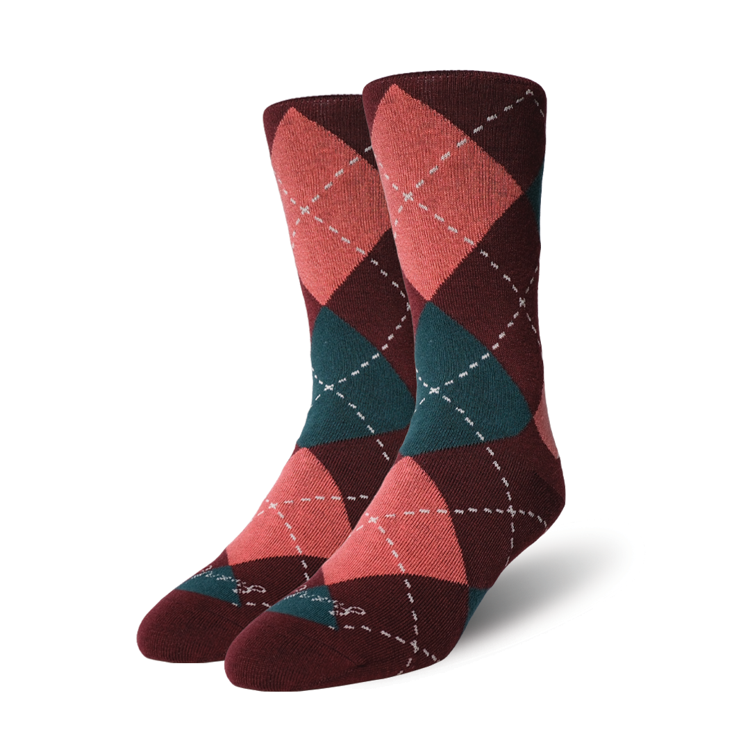 Mulberry Rose Argyle