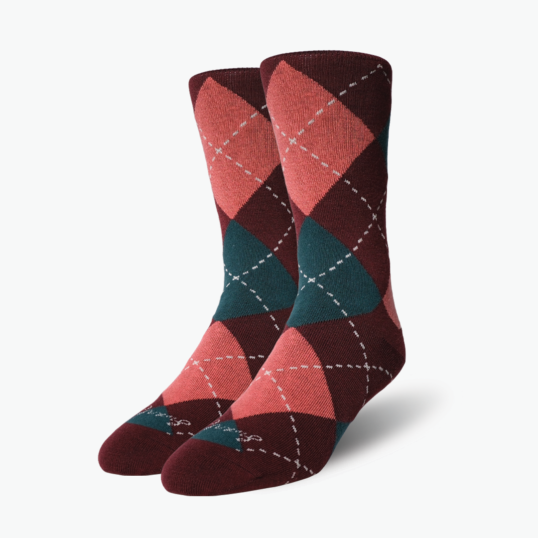 Mulberry Rose Argyle