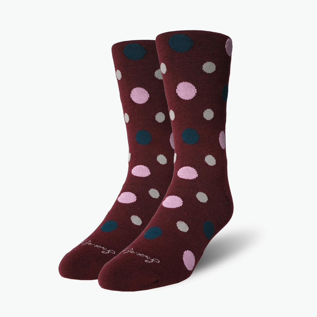 Mulberry Confetti Polka Dot