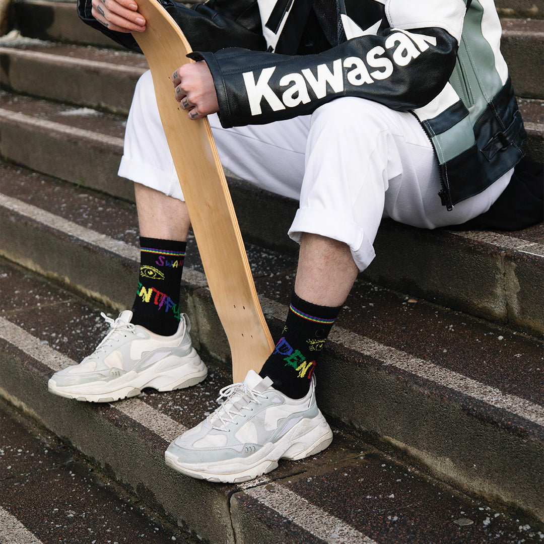 I Identify (Pride) Merino Wool Sports Socks