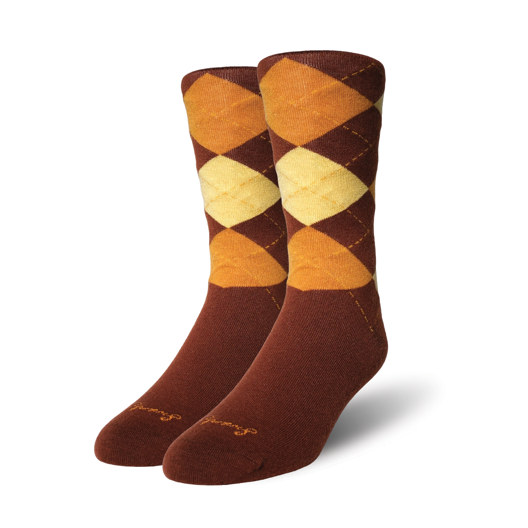 Amber Gold Argyle