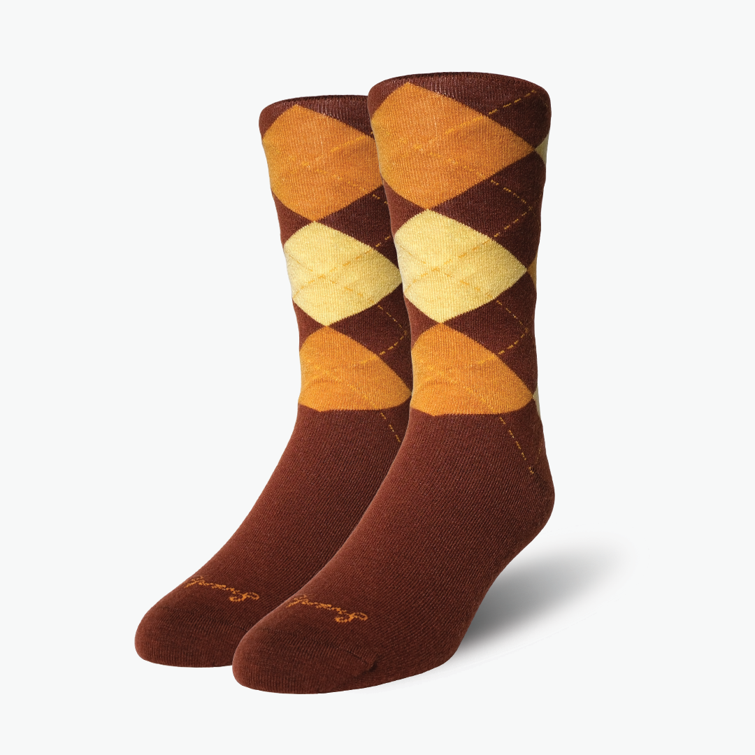 Amber Gold Argyle