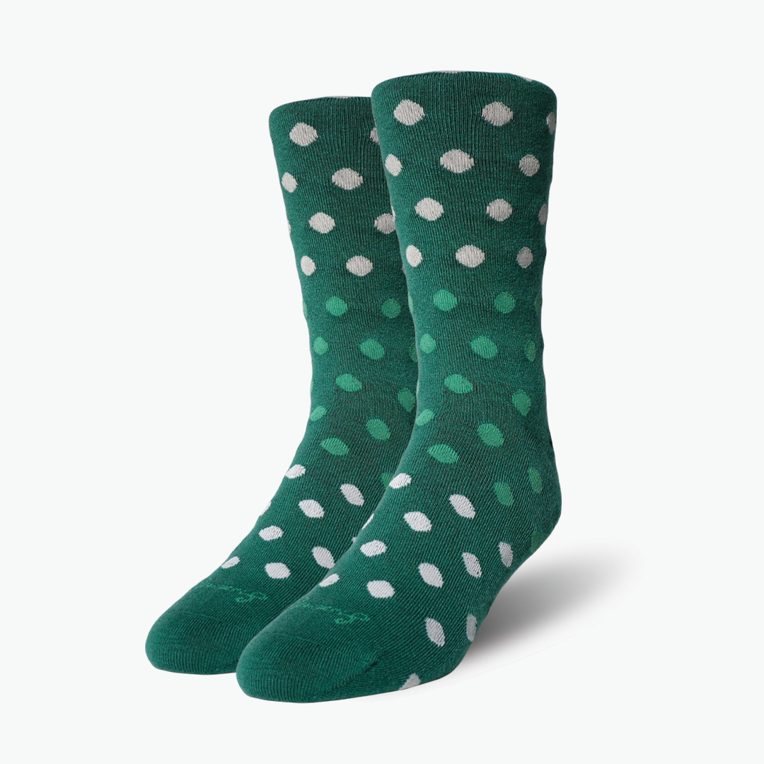 Green Forest Polka Dots