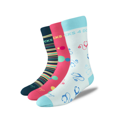 Crazy Socks 4 Docs – 3 Pack Gift Set