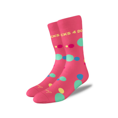 Crazy Socks for Docs Polka Dot
