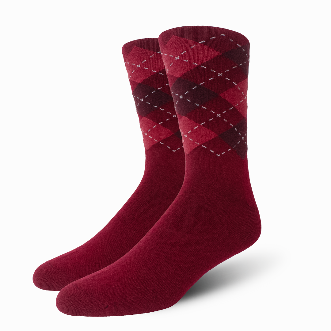 3 Pack Argyle Merino Wool Swanky Socks