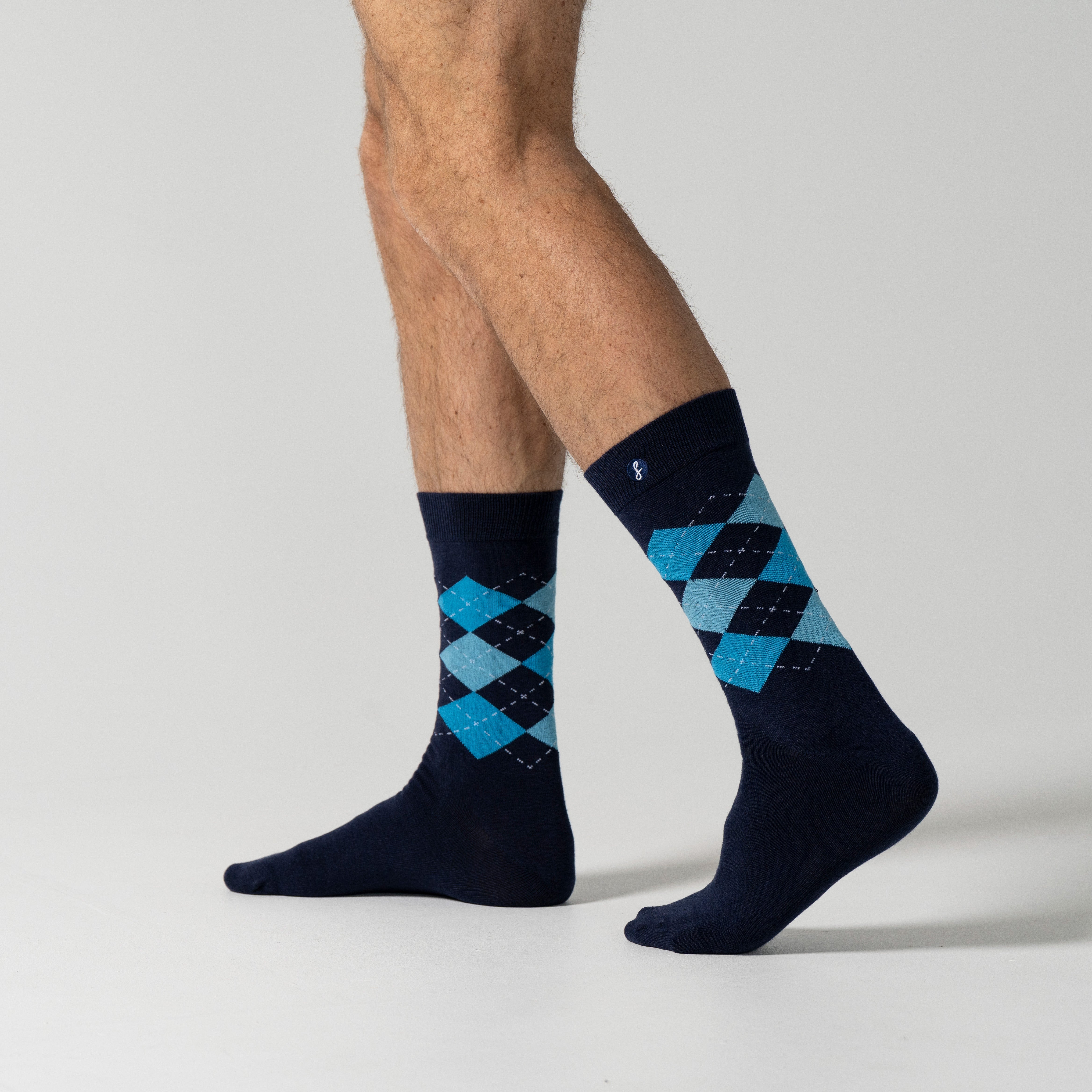 Navy Argyle