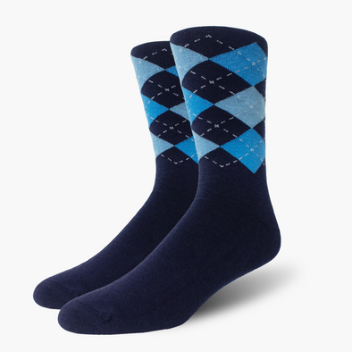 Navy Argyle