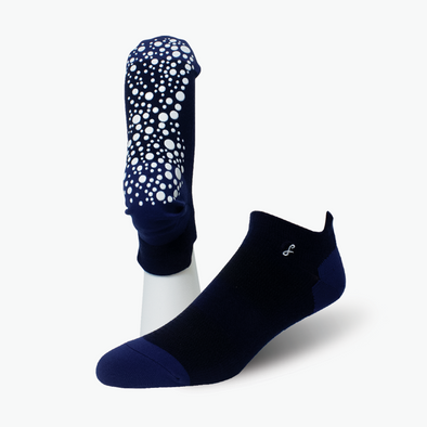 Navy Australian Merino Wool Grip Socks