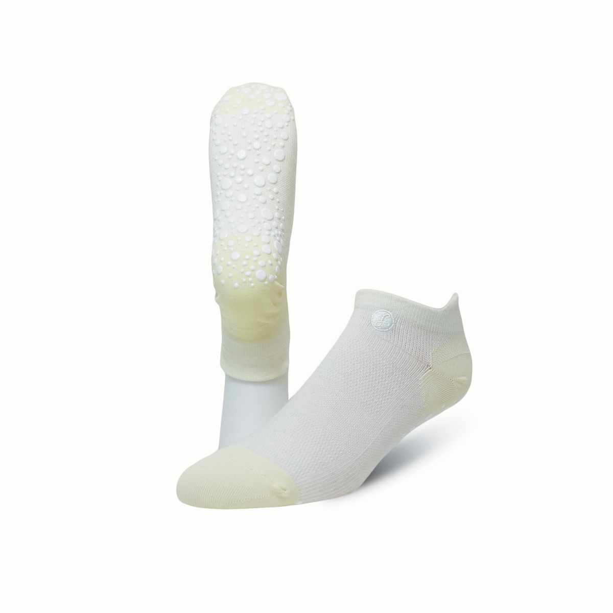 Off-White Australian Merino Wool Grip Socks
