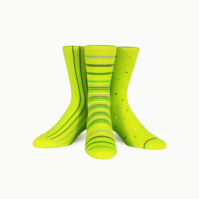 Colourful 3 Pack Citron Merino Wool Swanky Socks™