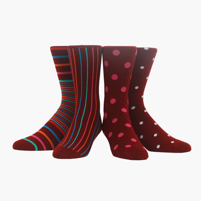 Colourful 4 Pack Shiraz Merino Wool Swanky Socks