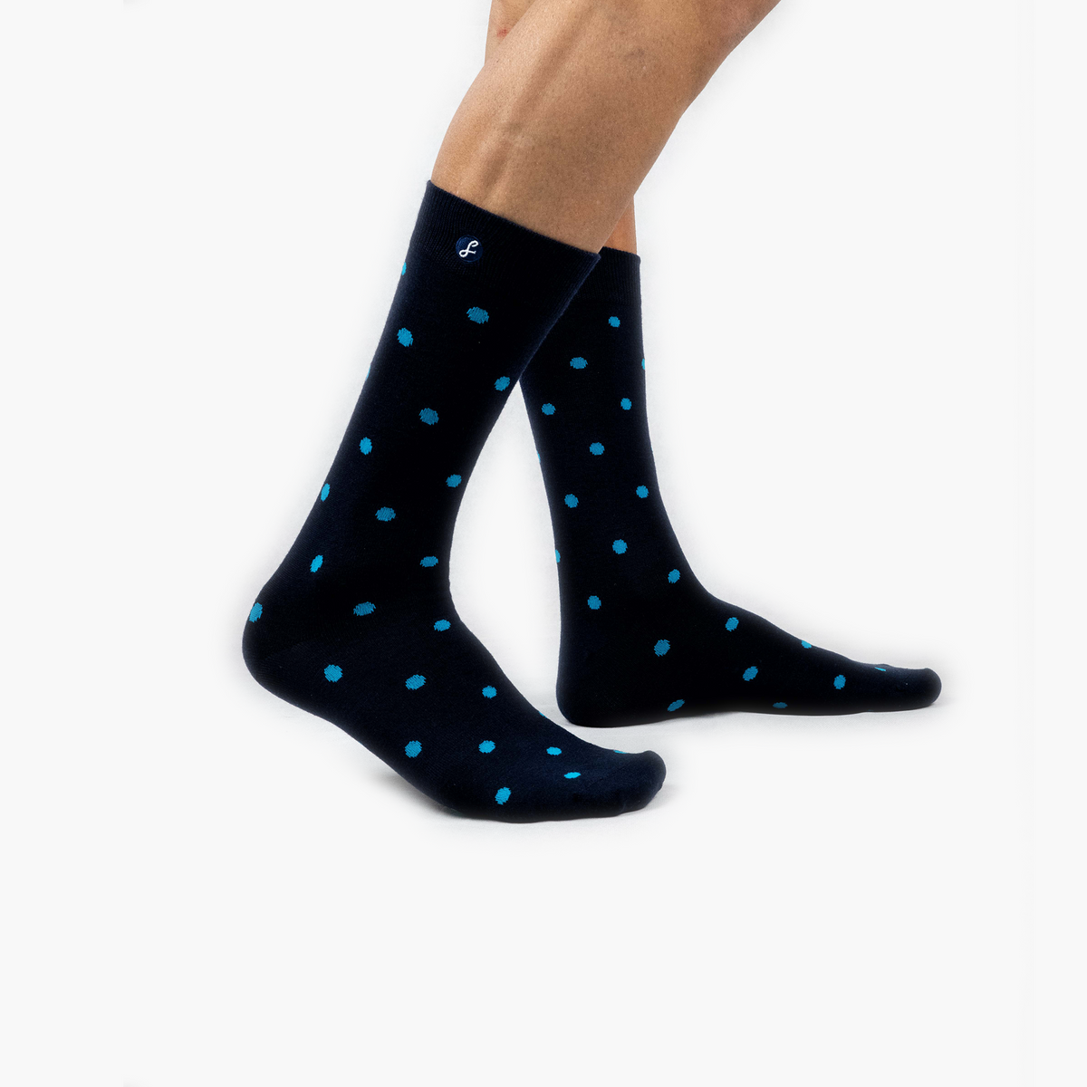 5 Pack Mixed Colourful Polka Dot Merino Wool Swanky Socks