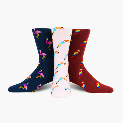 Birds Of Paradise 3 Pack Merino Wool Swanky Socks®