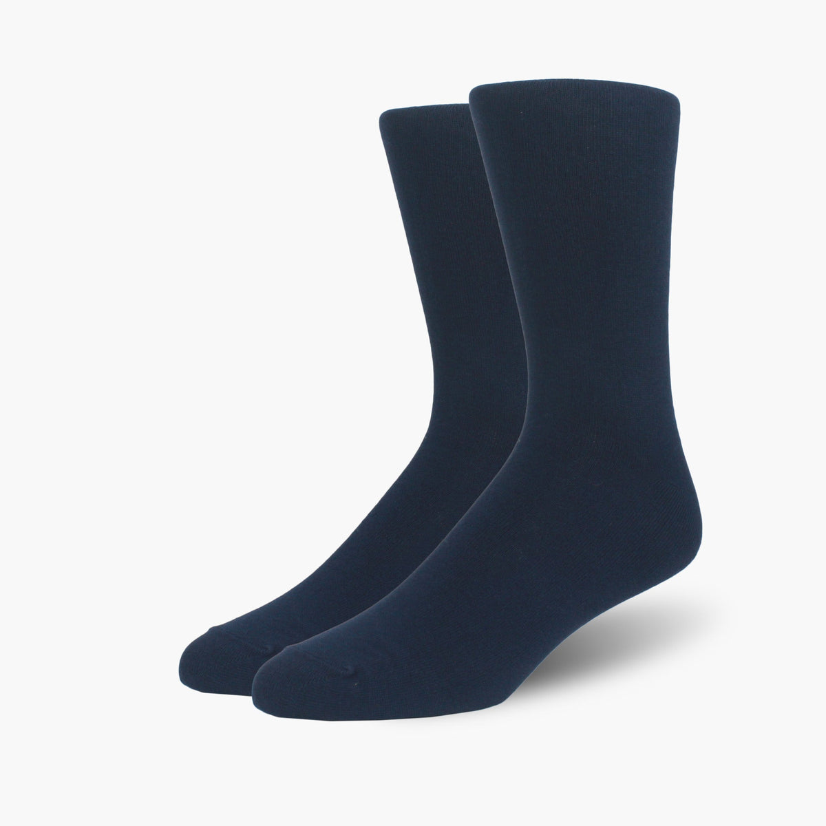 Navy Bamboo Crew Length Swanky Socks