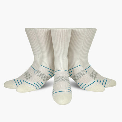 Off White Merino Wool Sports Swanky Socks