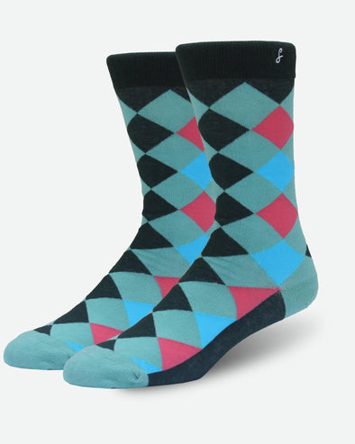 Service Now Diamonds Swanky Socks - SwankySocks
