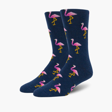 Flamingo Birds Of Paradise Merino Wool Swanky Socks®