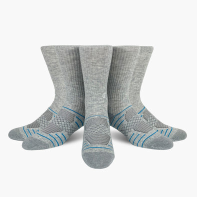 Marle-Grey Merino Wool Sports Swanky Socks