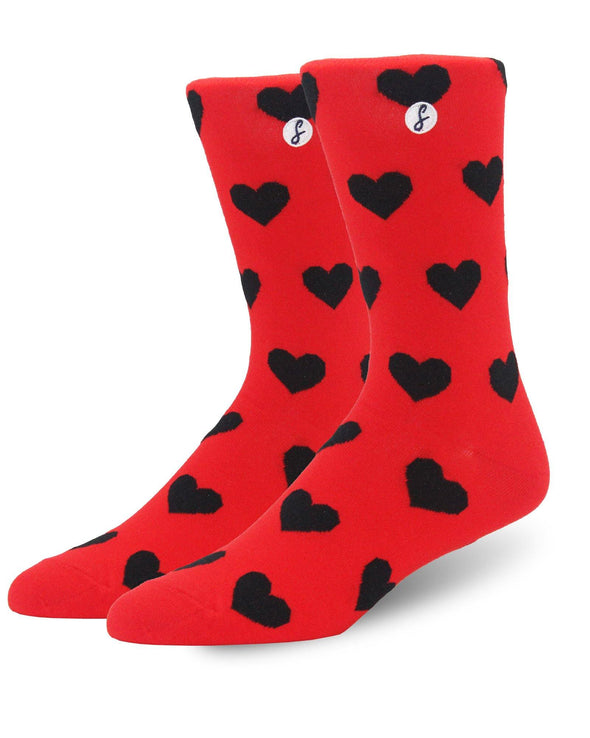 2 Pack Heart Socks Gift Box - SwankySocks