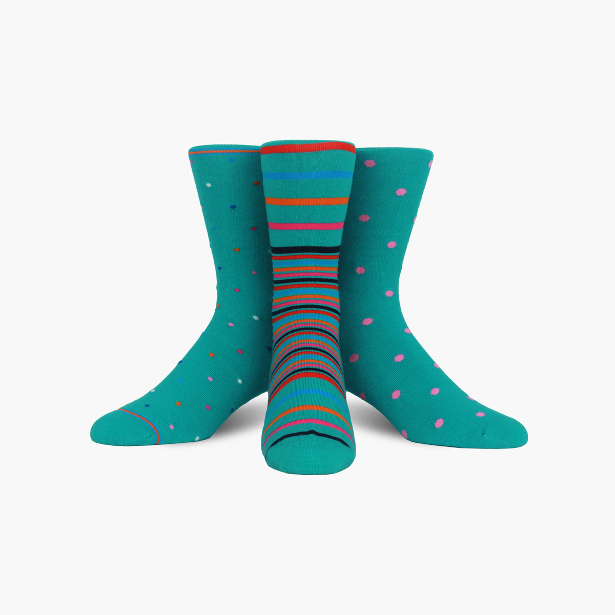 3 Pack Teal Merino Wool Swanky Socks