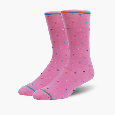 Colourful Polka Dot Merino Wool Cosmopolitan Socks