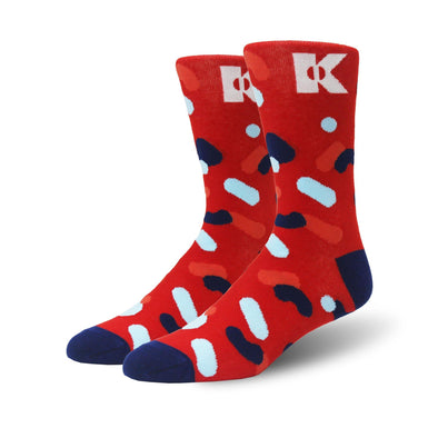 Kidney Health Red Dress Sock - SwankySocks