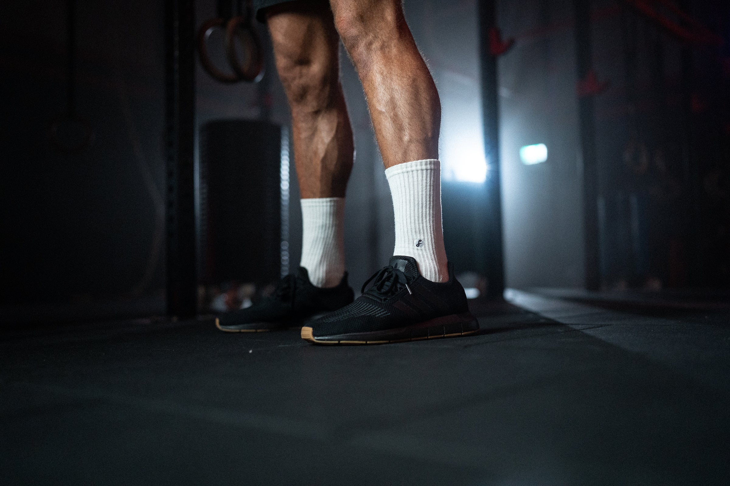 Off White Merino Wool Sports Socks