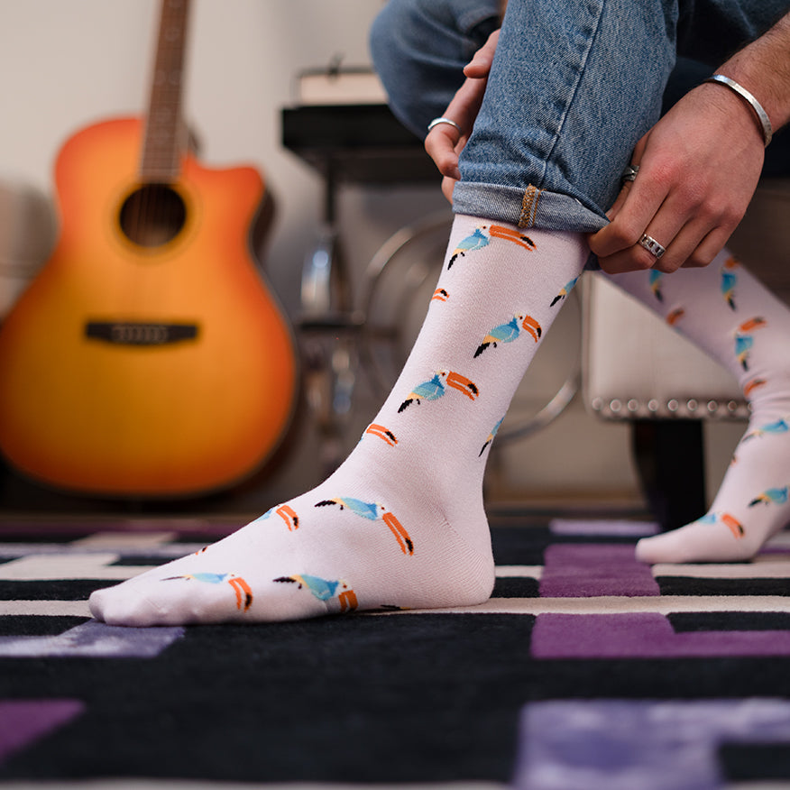 Toucan Birds Of Paradise Merino Wool Swanky Socks®