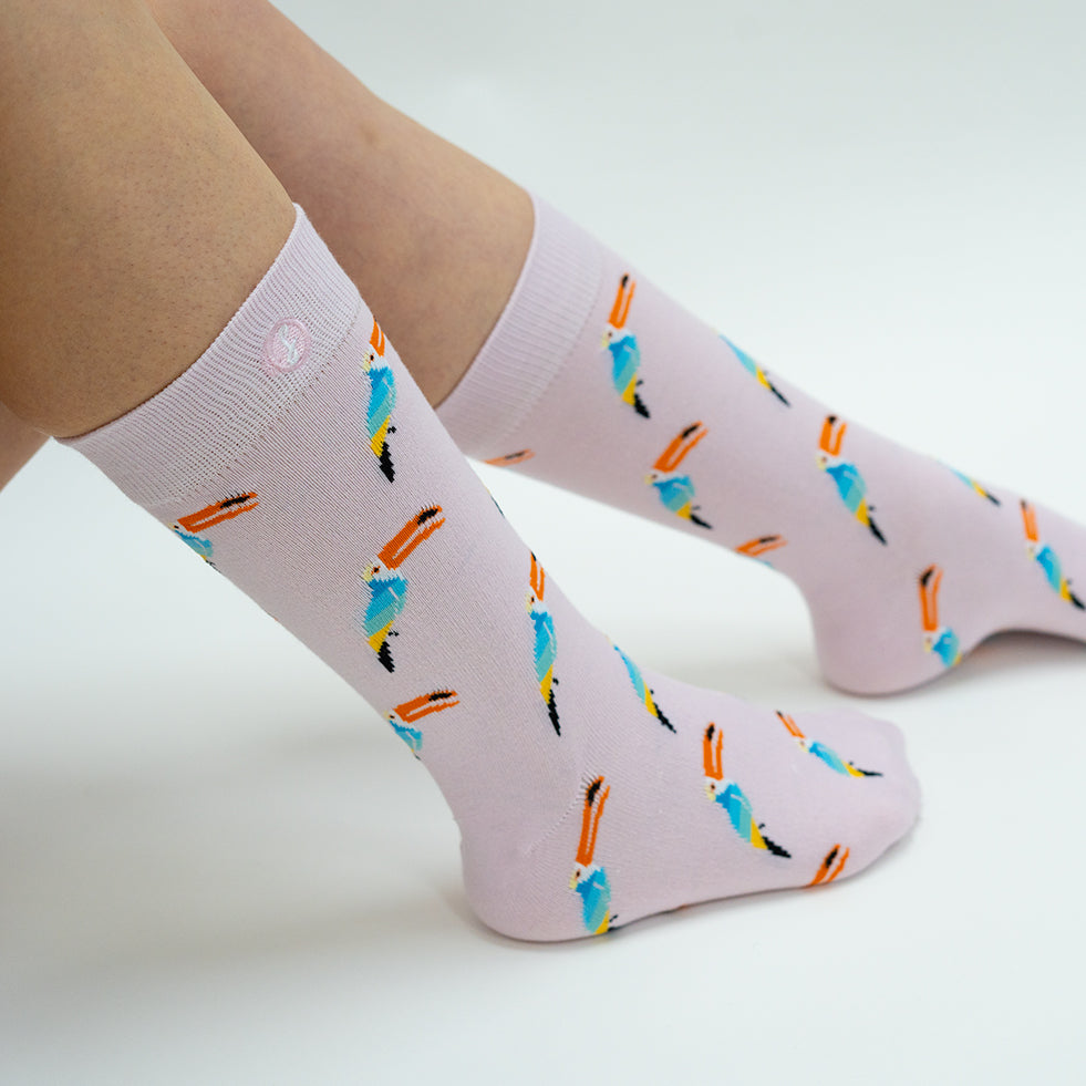 Toucan Birds Of Paradise Merino Wool Swanky Socks®